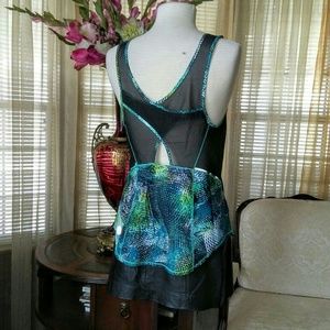 Lululemon run with the sun mesh tank top